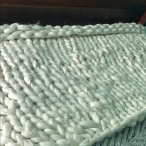 Half chunky blanket hand made